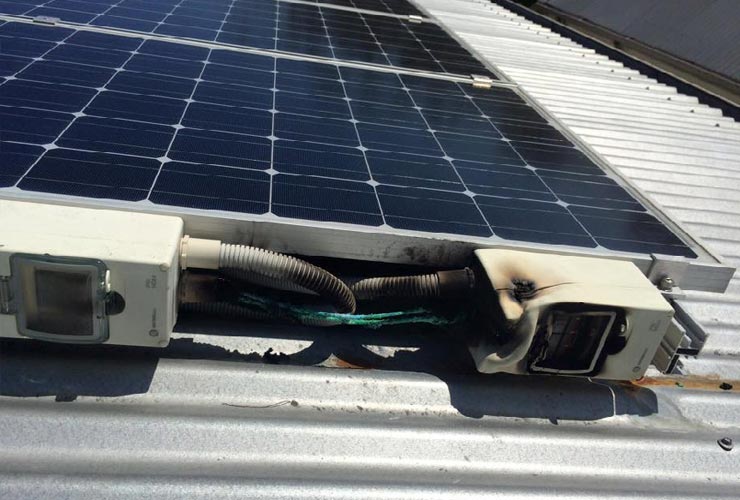 Cheap install with failed solar
