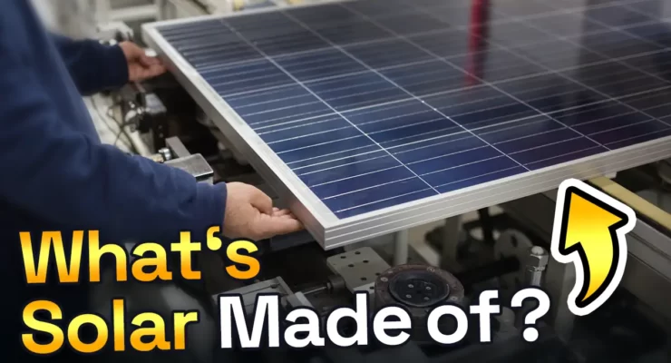 solar cells made of