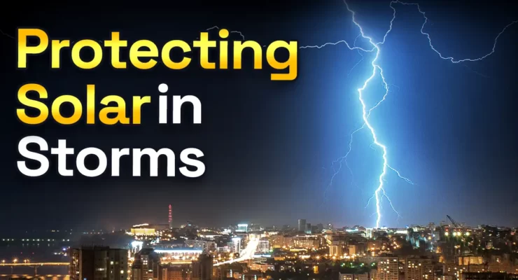 protect solar system from lightning