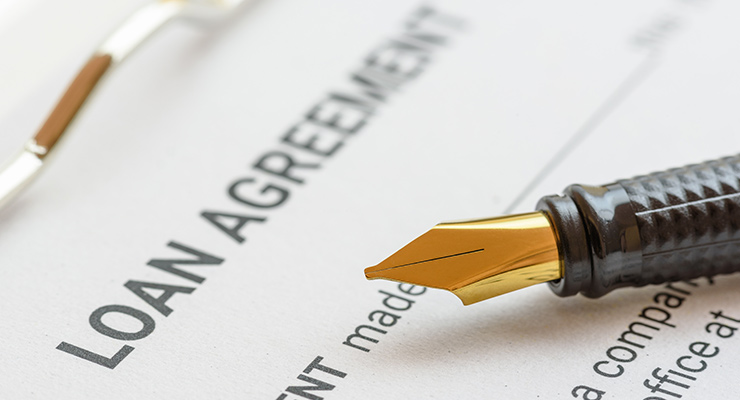 loan agreement paper copy