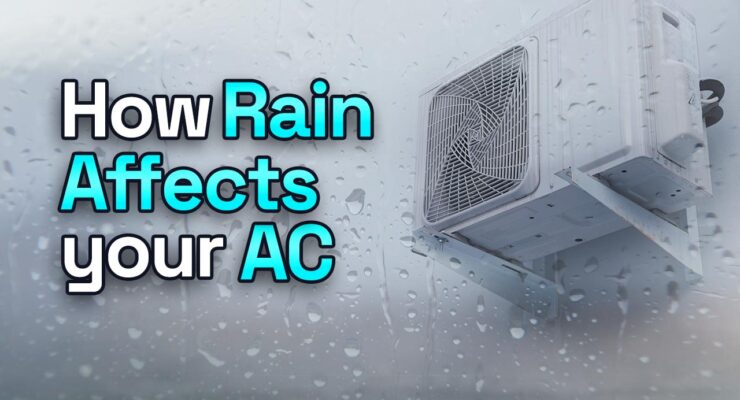 air conditioner in the rain
