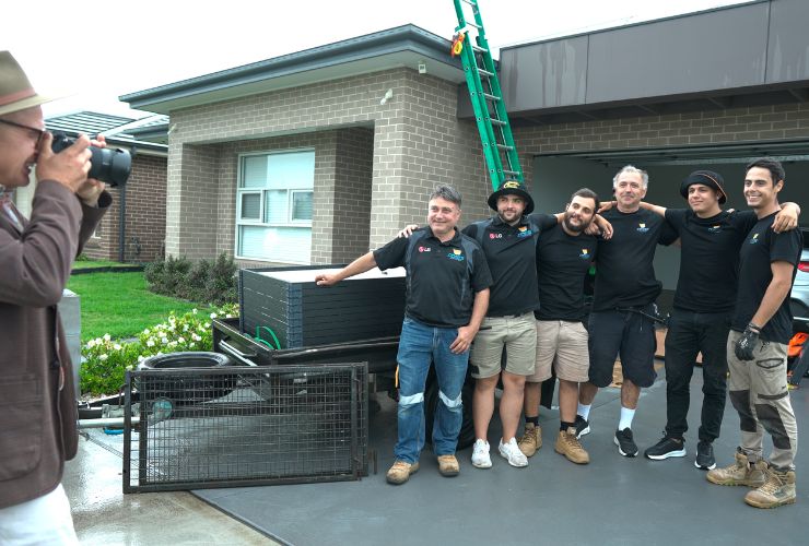 solar installers group photo