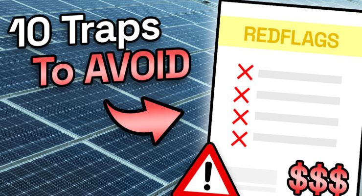 Traps to AVOID solar
