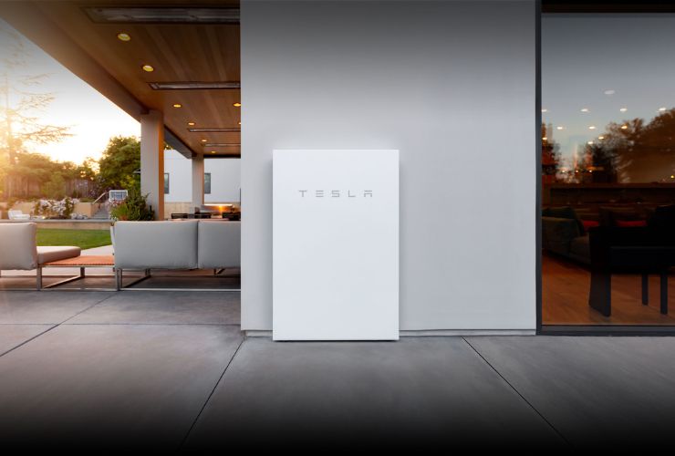 tesla battery install