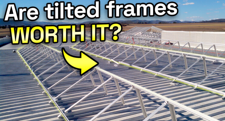 solar panel tilt frames
