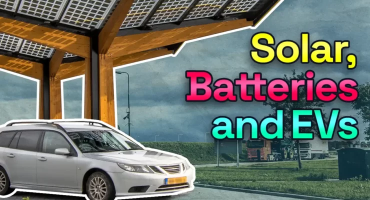 charge ev with solar panels