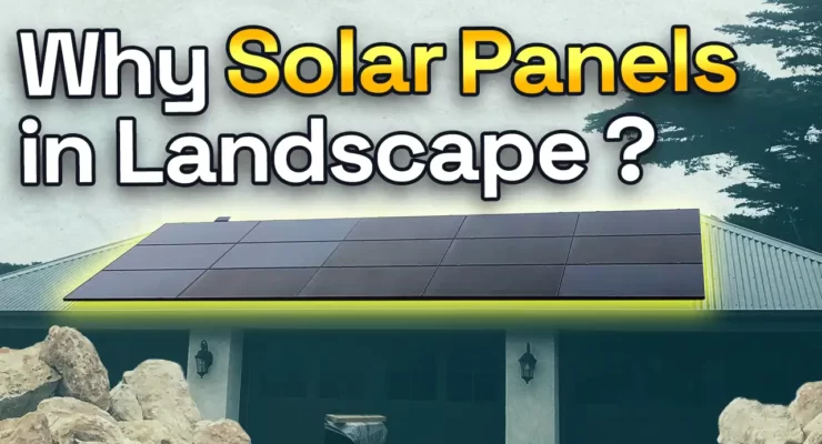 landscape solar panels