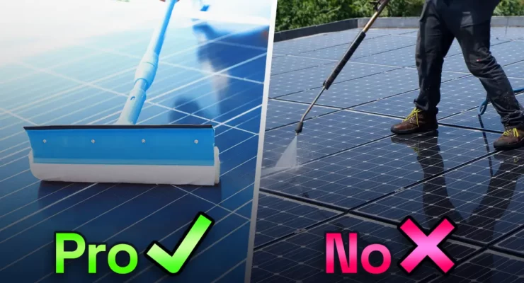 clean solar panels