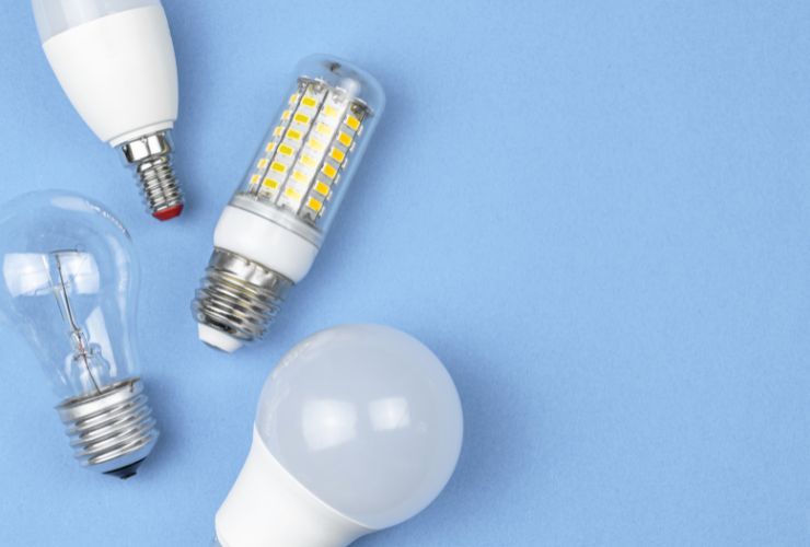 different types of lightbulbs