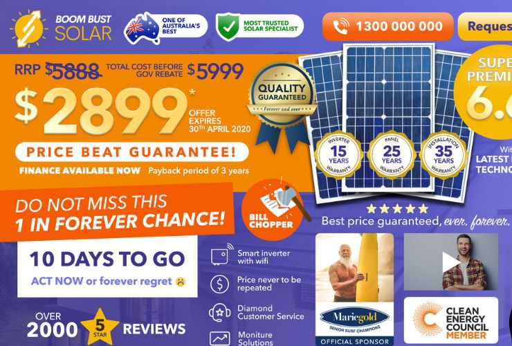 solar scam ad