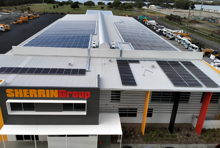 Commercial Office Building with solar