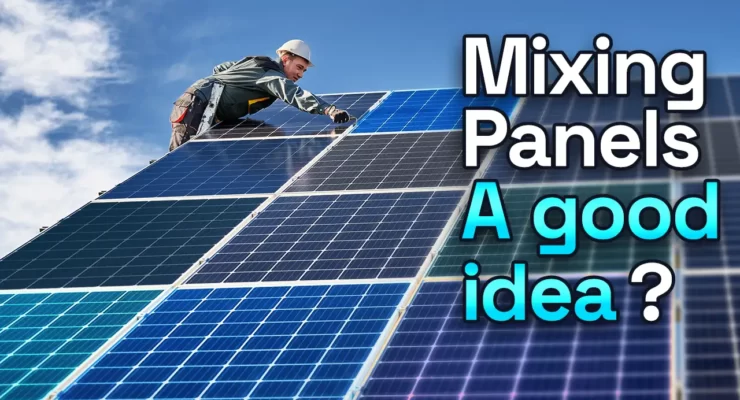 mix solar panels