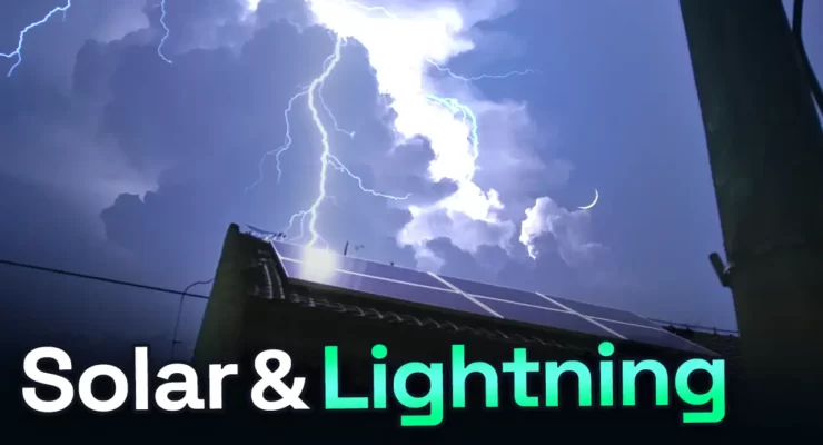 do solar panels attract lightning