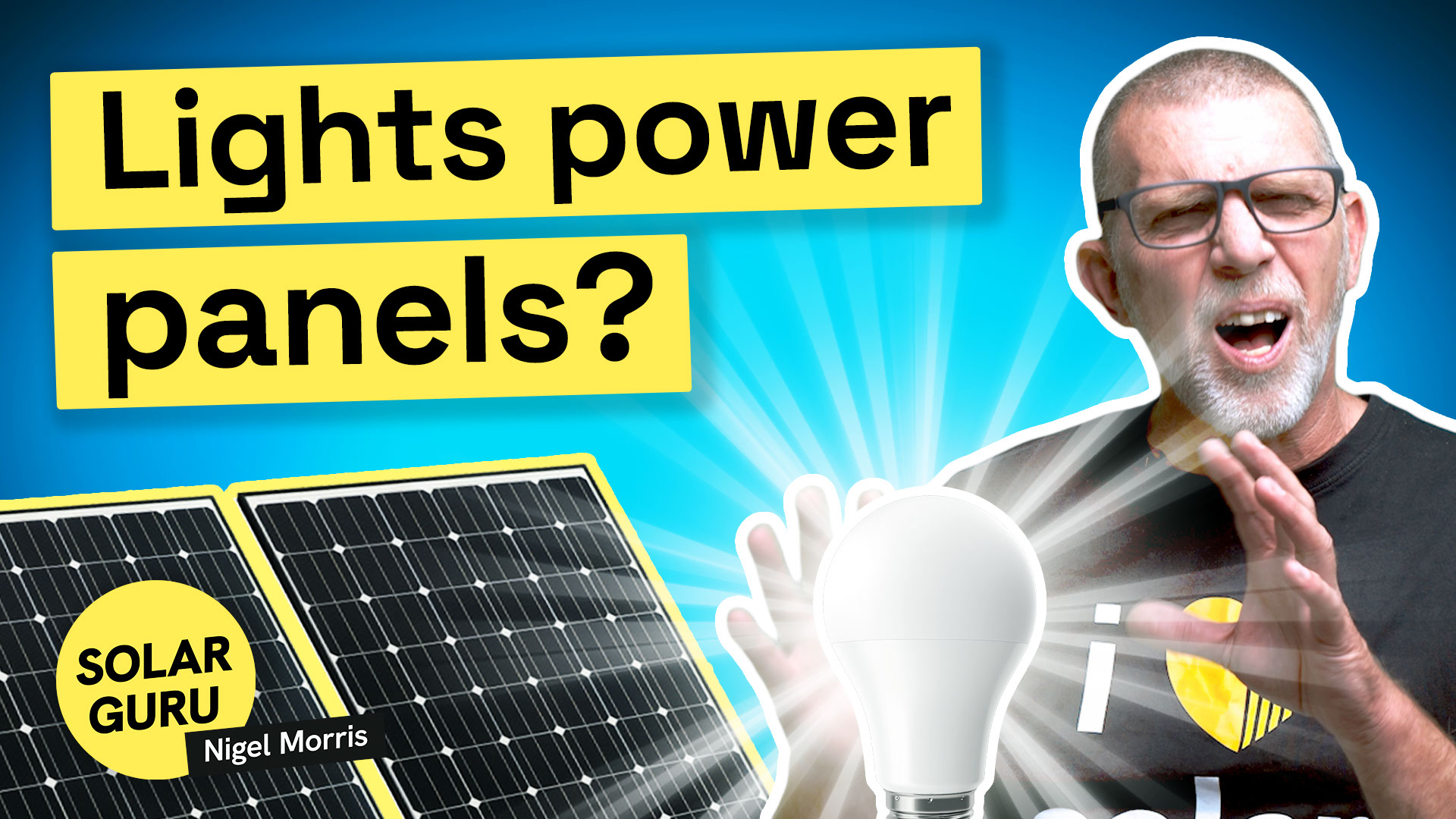Can my solar panels generate energy from bright lights?