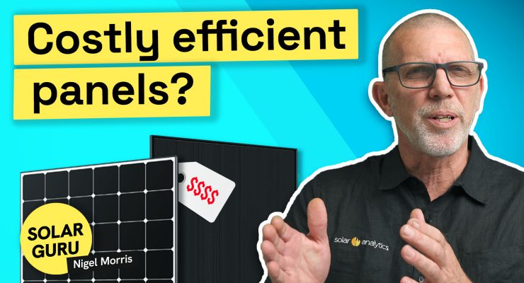 Costly efficient panels?