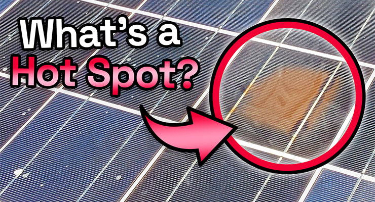 hot spot on solar panels