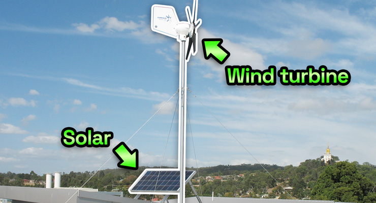 solar and wind hybrid system