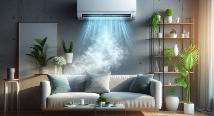 air conditioners remove smoke