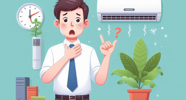 air conditioners cause sore throat