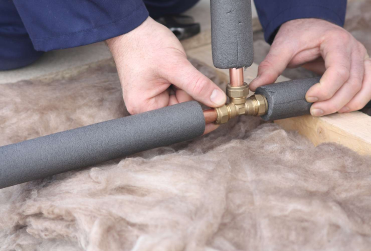 hot water pipe insulation