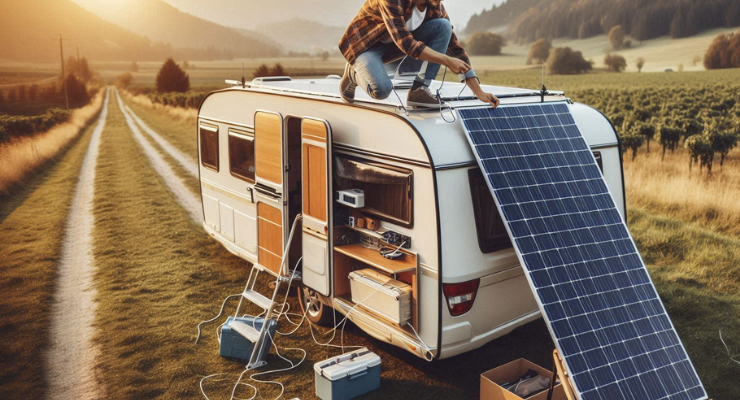 solar panels for caravan