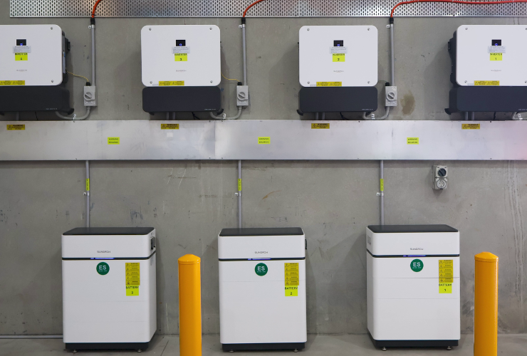 sungrow inverters on wall