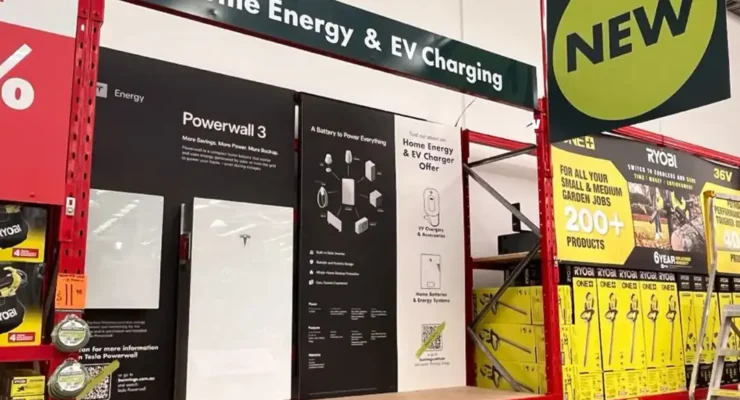 Bunnings Sells Tesla Powerwall