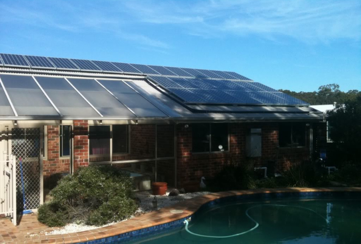 shaded solar