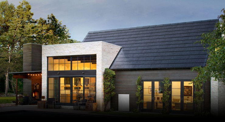 tesla solar roof tile
