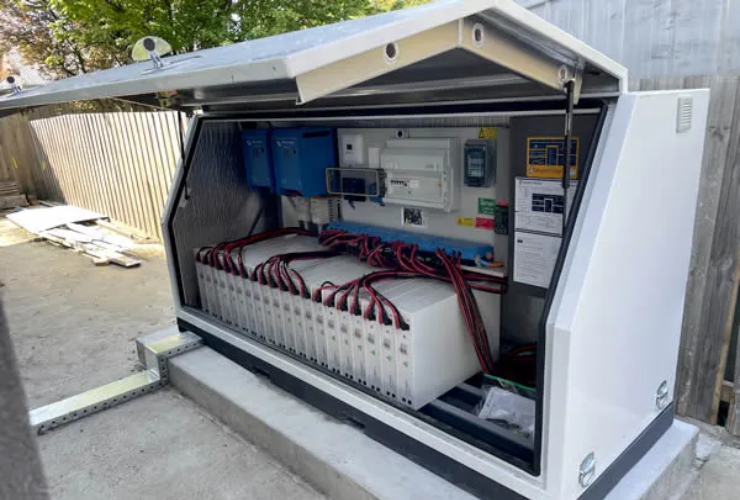 off-grid solar battery