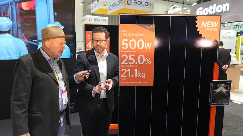 markus lambert at all energy with AIKO