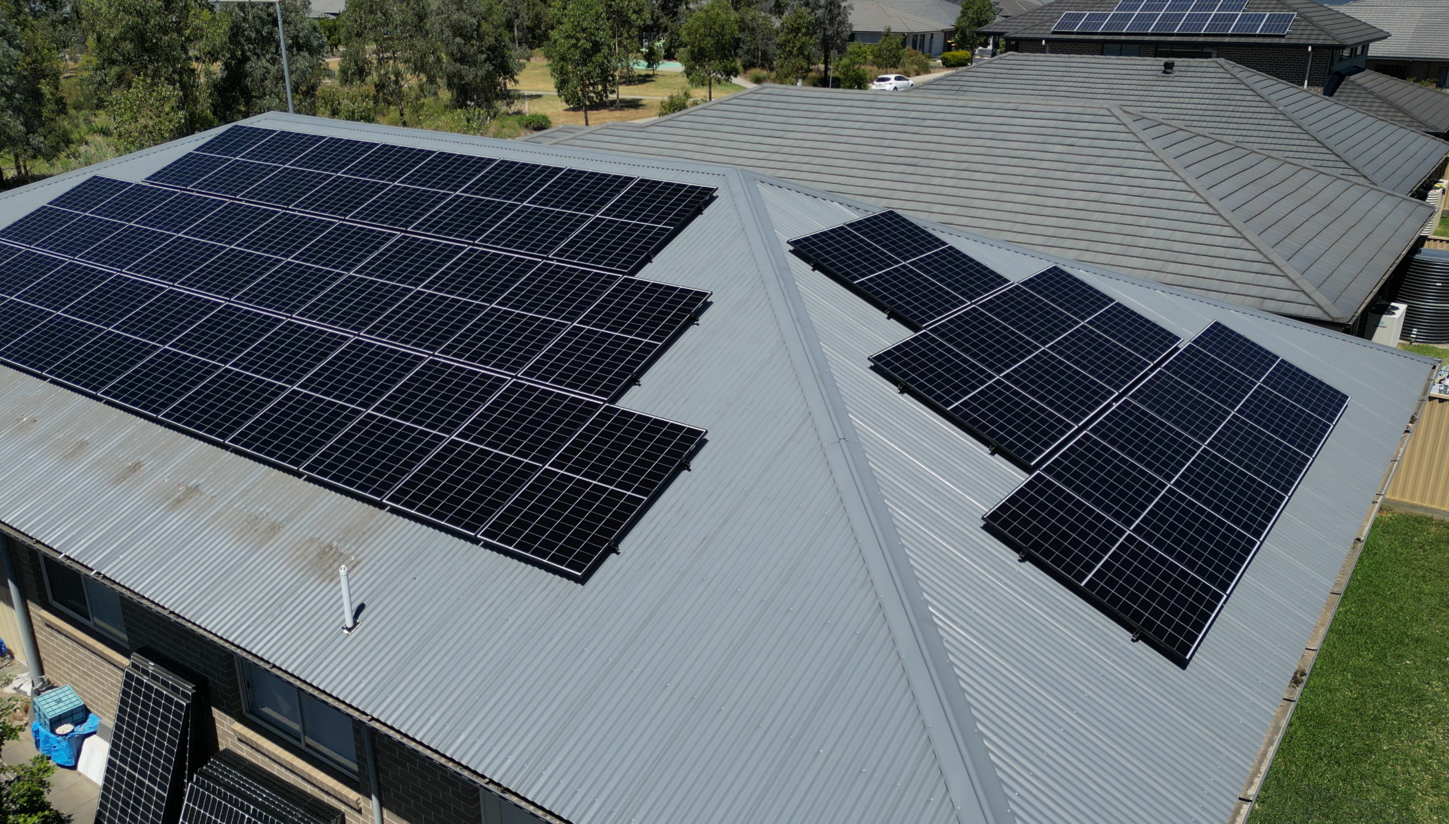 solar system on roof